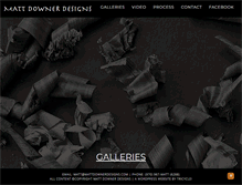 Tablet Screenshot of mattdownerdesigns.com
